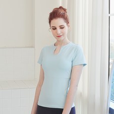 베이직 볼륨업 반팔 브라탑 소프트 스카이