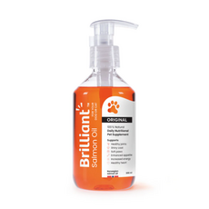 威比 Brilliant 挪威純天然鮭魚油N1 貓犬適用, 1個, 300ml, Omega脂肪酸