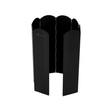 단접이식 휴대용 버너 바람막이 캠핑 가스 가림막 60cm, 1세트, 블랙