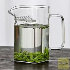 스퀘어 내열유리 거름망 숙우(200ml) 차소품