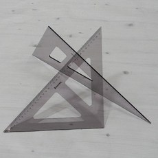 36Cm 아크릴 국내산 눈금 삼각자-유선 1EA