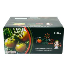 [농협허가] 대저토마토 짭짤이 정품 검정박스, 1박스, 일반대저 2.5kg (2L~L)