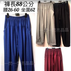 寬鬆休閒褲 褲長88公分 腰圍26-60 臀圍62, 1個