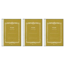 츠바메노트 A5 플레인 노트 32매 C2017, 무지, 3개