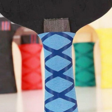 열수축 밴딩 탁구라켓 손잡이 커버 논슬립 그립밴드, 블랙1P, 2+2