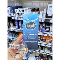 Balea MEN 玻尿酸保濕凝膠 72H保濕含涼感效果, 1個