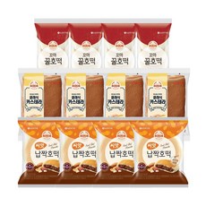 기린빵 씨앗 납짝호떡 97g x4개+클래식카스테라 85g x4개+꼬마 꿀호떡125g x4개