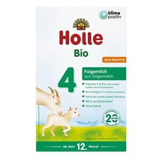 Holle 팔로우 온 우유 400g 1팩 4단계 Holle Organic follow-on milk 4 on goat's milk basis (0.4 kg), 1개