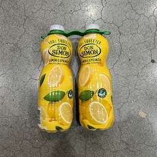 돈시몬 레몬착즙주스, 2개, 1L