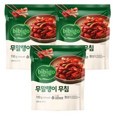비비고 무말랭이무침, 110g, 3개
