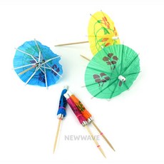 새결이네 우산모양 과일꽂이40P 과일포크, 1개