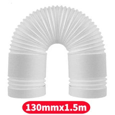 1.5M/2M 덕트 연장 파이프 텔레스코픽 휴대용 유연한 에어컨 배기 호스 13/15cm 커넥터 인터페이스, 04 130mmX1.5M