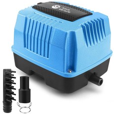 AquaMiracle 초강력 선형 에어 펌프 AP-80 연못 에어레이터 1350GPH 잉어 연못 에어 펌프 정화조 에어레이터 수경재배 폐기물 처리 양어장 해산물 레스토