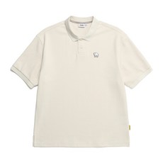 내셔널지오그래픽 N232UPL910 베어 와펜 피케 반팔 티셔츠 L BEIGE