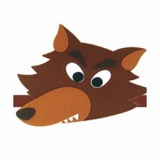 청양토이역할머리띠/동물머리띠A형/늑대, 1개, 단일상품1