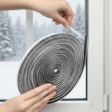 틈새차단 현관 샷시 창문 방풍 모헤어 문풍지 10M, 1개