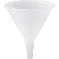 허츨러 8온스 플라스틱 깔때기 천연 투명 식품 안전 BPA 프리 내열성 폴로필렌