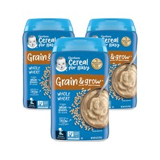 거버 시리얼 227g, 홀 그레인(Whole Wheat), 3개