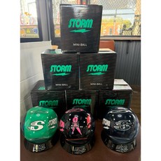 Storm Mini Ball 保齡球 裝飾擺件 直徑約12.5公分, 黑, 1個