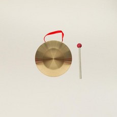 사물놀이 국악기 꽹과리 전통 악기 풍물 공연용 깽가리, 1개, 18cm
