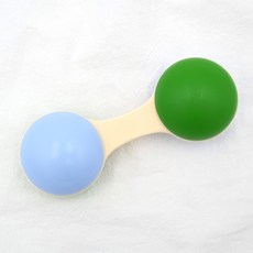 그린라이프 아령 딸랑이, 혼합 색상, 1개
