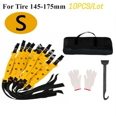 1톤트럭체인 10개 조절식 휠 타이어 눈길 미끄럼 방지 체인 자동차 트럭 SUV 겨울 비상용 오토바이 범용, 02 S