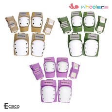 휠러스 파스텔 스케이트보드 보호대 인라인보호대 3종, 보드보호대-퍼플L, 1개