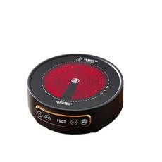 HANMI 110V電陶爐 圓形煮茶爐, 110V美規插頭, 黑色 110V*1500W 單爐不含玻璃壺