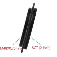 남성남성 링 어댑터 양면 나사산 천문 망원경 사진, 1개, 5. M48 to SCT