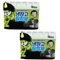 김치냉장고 악취 냄새제거 강력탈취제숯 2개 냉장고악취 김치탈취제 김치냄새 클리너 추천, 200g