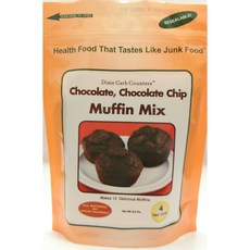 딕시 카브 카운터 초콜릿 초콜릿 칩 머핀 믹스 - 6.8 온스 Dixie Carb Counters Chocolate Chocolate Chip Muffin Mix - 6.8 o, 초콜릿, 초콜릿 칩, 6.8 Ounce (Pack of 1), 1개