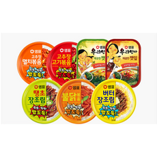 [샘표] 반찬 통조림 골라담기 /깻잎 장조림 통조림, 1개
