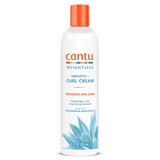 cantu 柔順+捲髮乳, 1個, 295ml