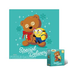 알록퍼즐 미니언즈와 곰돌이 인형 289피스 직소퍼즐액자 AL289-11, 1개