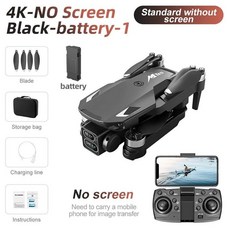 M10 RC 드론 4K 8K 카메라 5G WIFI 브러시리스 모터 장애물 회피 접이식 쿼드콥터, Normal-Black-4k-1B