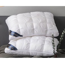 솜배게 속배게 퀼팅베개 호텔 40x70 대형, 화이트