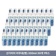 산가리아 라무네 탄산음료, 200ml, 30개
