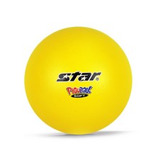 스타 피구공 소프트 CB8102S 2호 스폰지 재질로 매우 가볍고 소프트함, CB8102S_옐로우, 1개