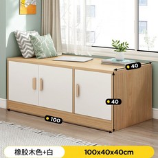 원목 낮은이불장 미니이불장 800 조립식 낮은장롱 보관함 대용량 거실 틈새 창가, F. (10) 레이스모미+화이트 3도어 100 CM이거