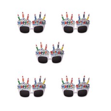 파티안경 생일안경5개입 선글라스 컵케익안경 유니콘안경, CB_01_27 캔들_화이트5개입