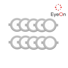 아이온 AS2년 3인치 다운라이트 6W 아주밝음 벌레방지 방습 플리커프리 매입등, 주광색(하얀색), 10개