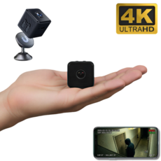 초소형 카메라 홈캠 CCTV 1080P 녹화형 와이파이 모션감지 실시간 알림 적외선 야간촬영 충전식, STAND, X2