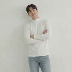 남성 모달 목폴라 내복 발열 상의 히트앤웜 부드러운 감촉 겨울 보온 터틀넥