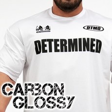 [카본글로시] 킵파이팅 오버핏 _ 화이트