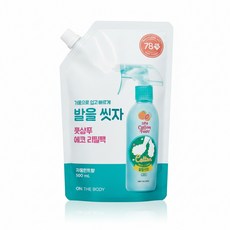 온더바디 코튼풋 발을씻자 풋샴푸 자몽향 500ml 리필, 1개