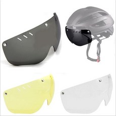 [GUB] CJD 2XL헬멧 전용 UV400 교체용 렌즈 [색상택일], 투명(클리어), 1개