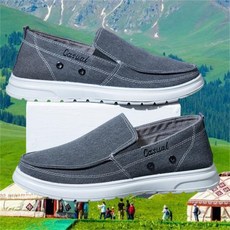 남성용 밴딩 로퍼 슬립온