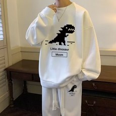 潮流時尚百搭衛衣衛褲運動兩件套秋季新款寬松休閑