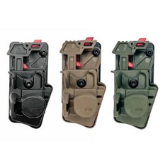 CTM Hi-Capa 手槍快拔系統槍套 槍燈 內紅點用槍套『黑、沙、綠』, 黑色, 1個