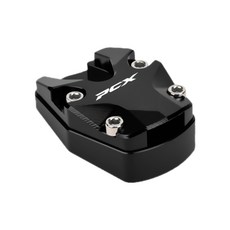 전년식 PCX 사이드 스탠드클립 스탠드커버 보조발판 오토바이 발판튜닝, 블랙, 1개